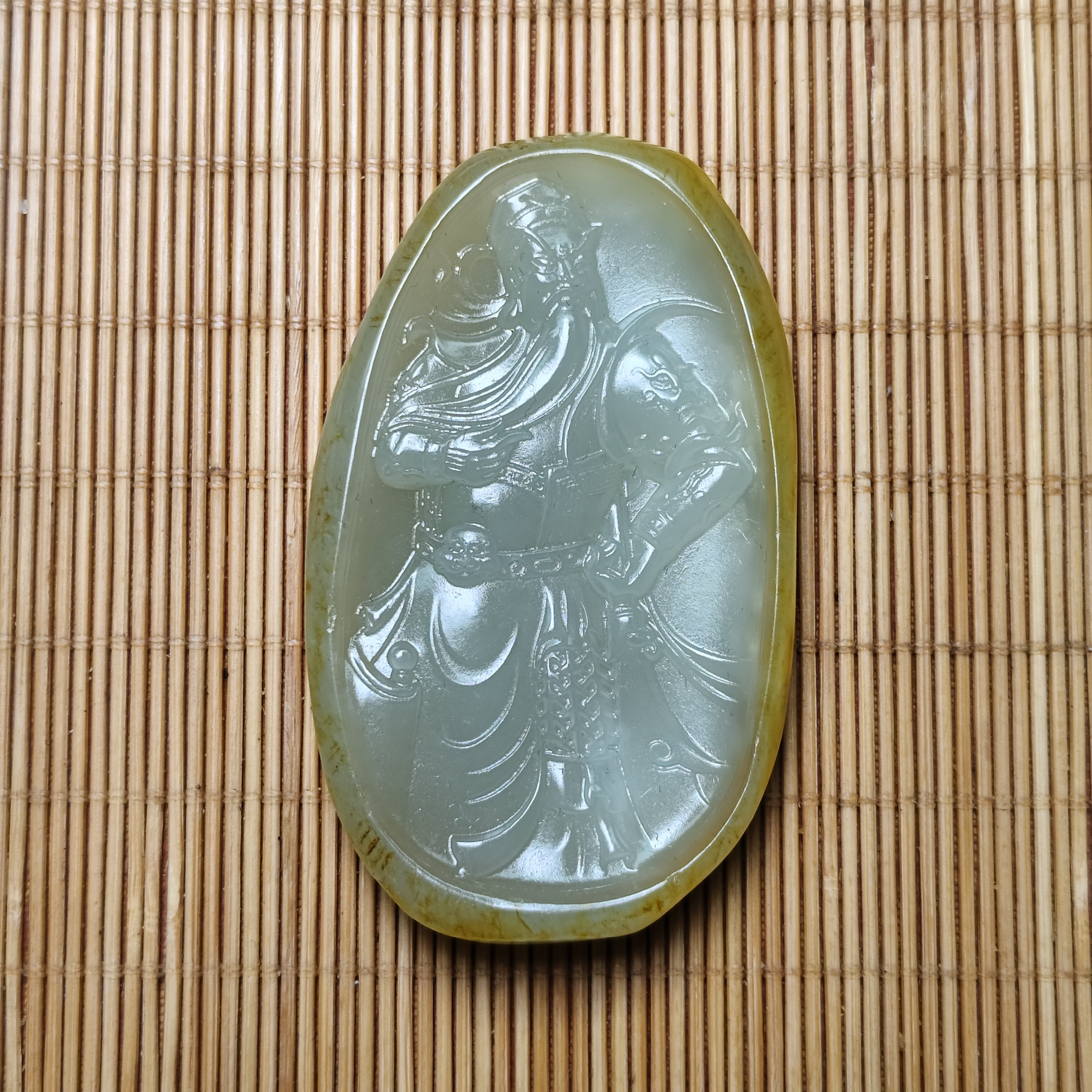 新疆和田玉忠义千秋70克