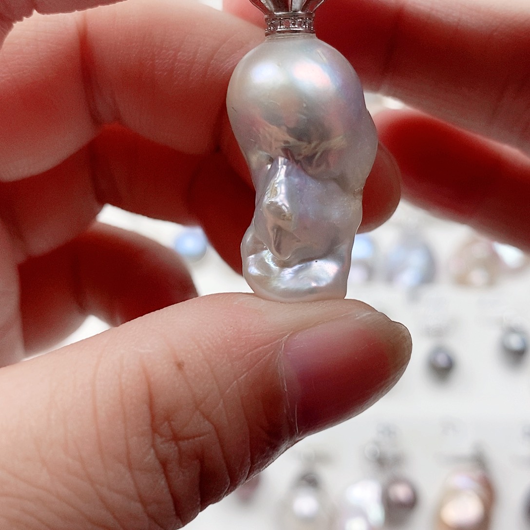 淡水珍珠合金颈饰