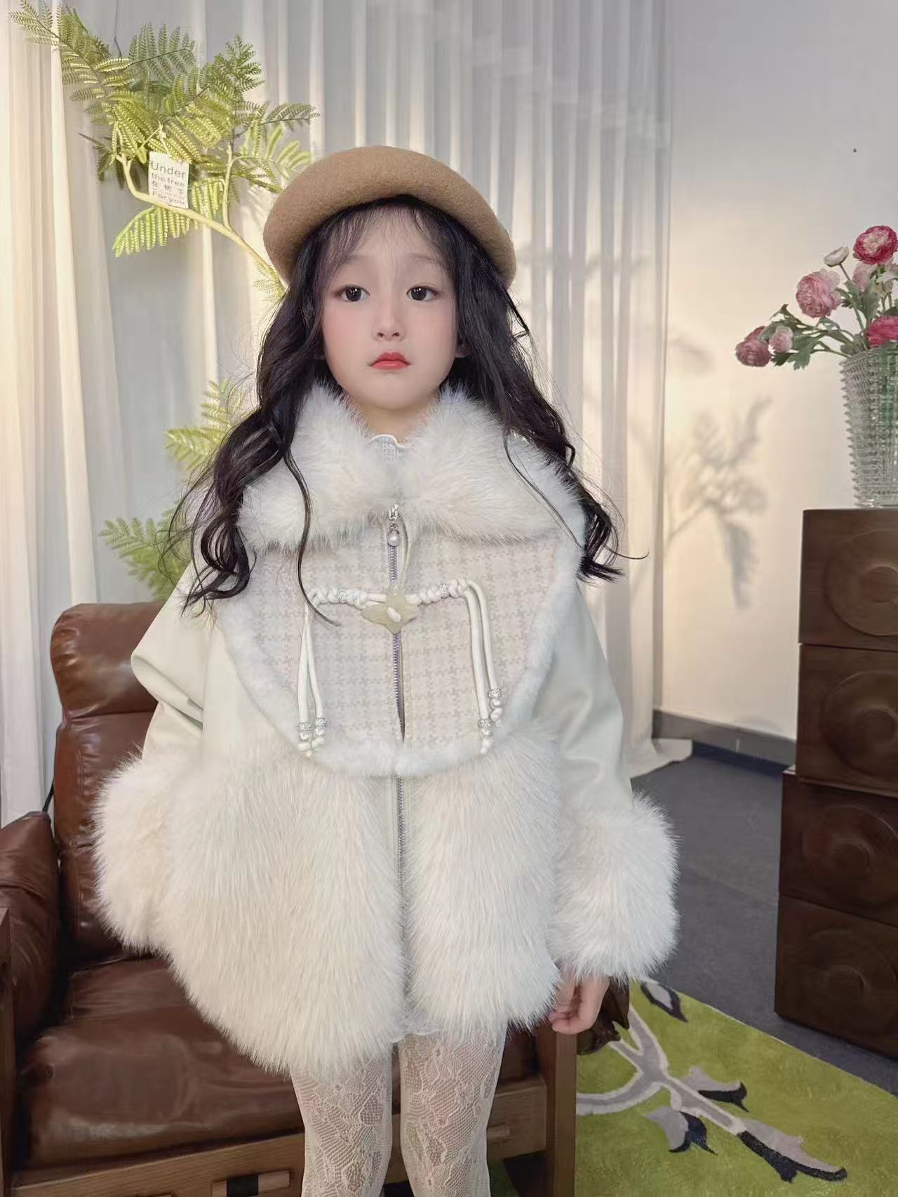 刘总专属【婵娟】2025新款冬款女童洋气时尚加厚外套