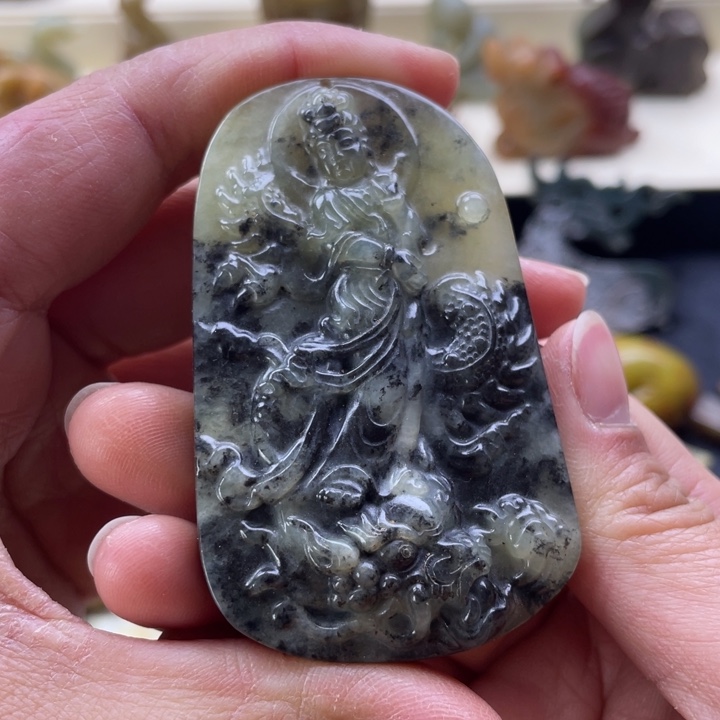 蛇纹石玉颈饰未镶嵌22