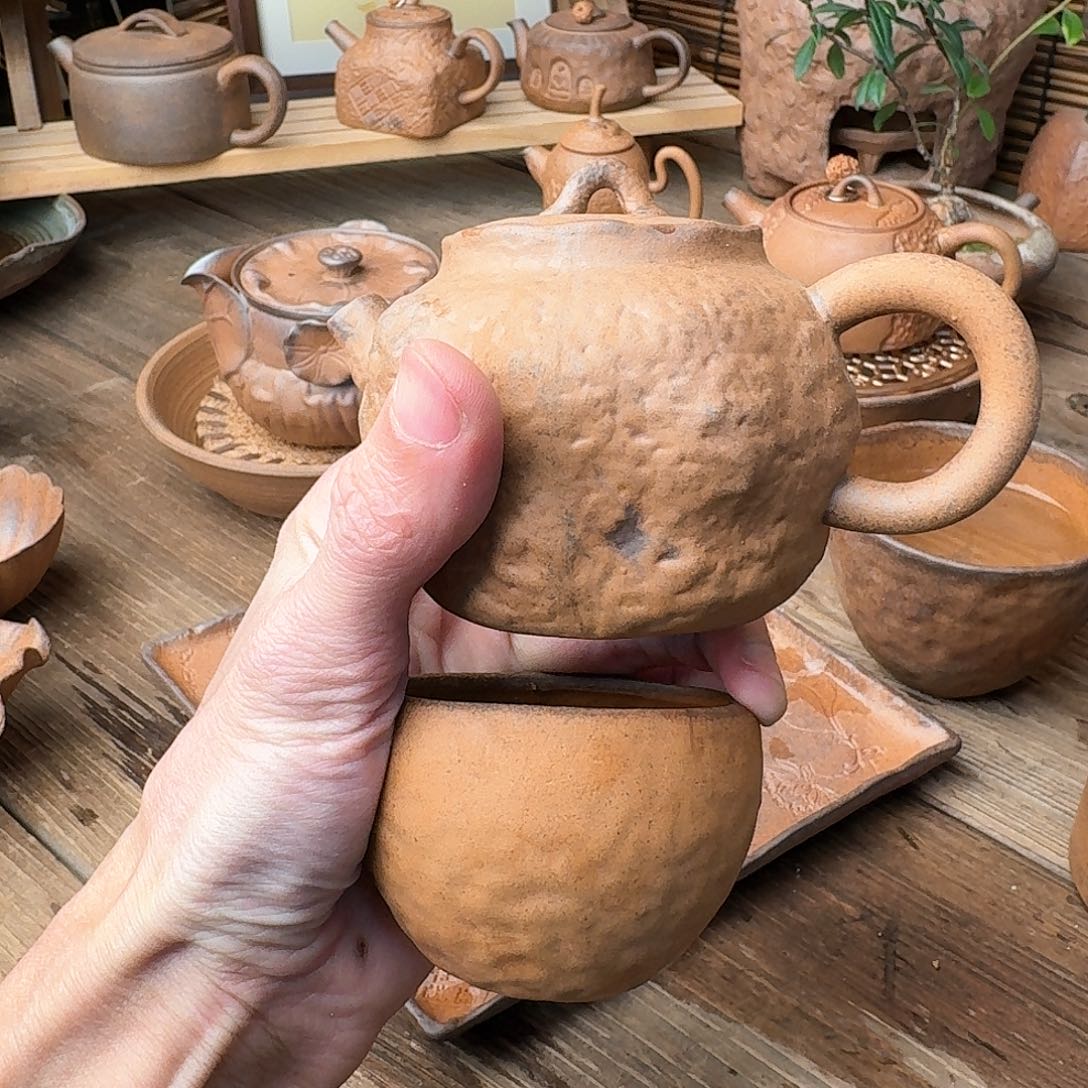 原矿老岩泥茶器系列