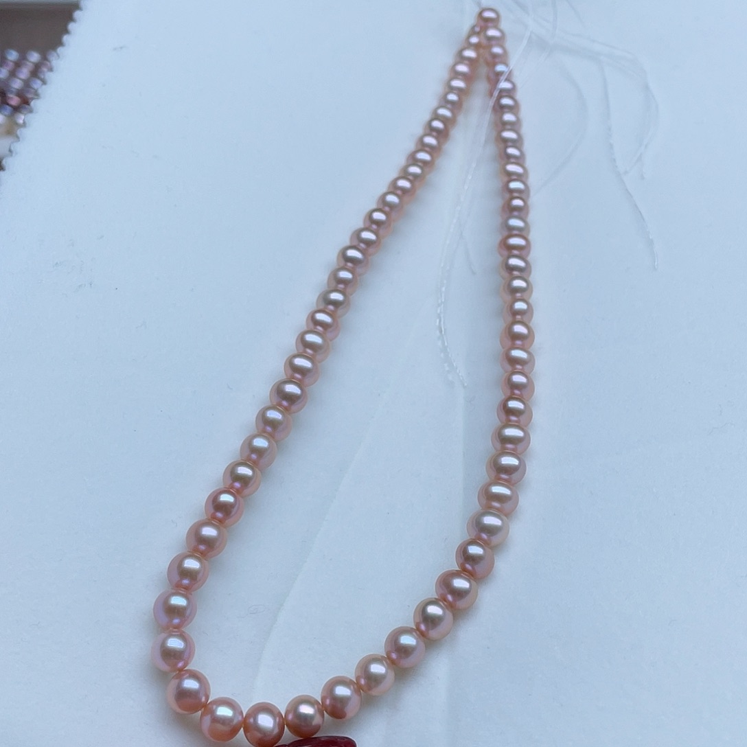 淡水珍珠颈饰银S925镶嵌