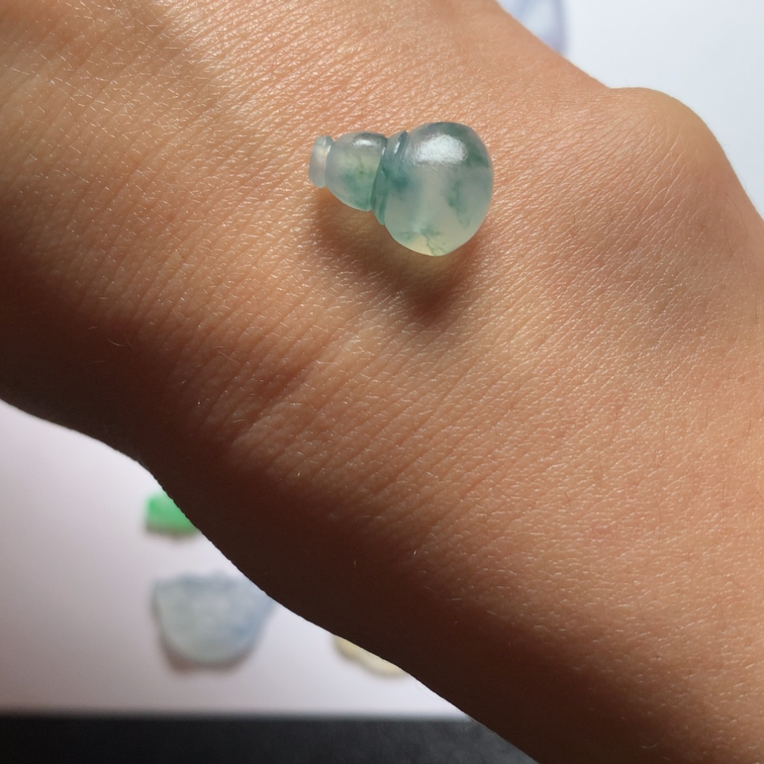 定制翡翠未镶嵌缅甸翡翠A货三通