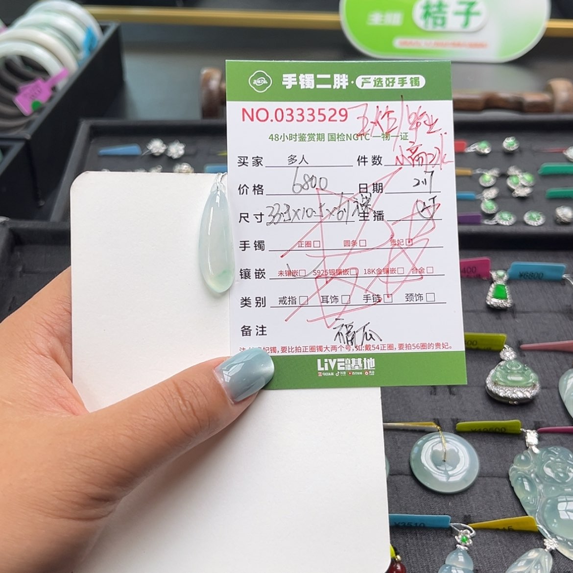 【闪购商品】翡翠颈饰未镶嵌多人