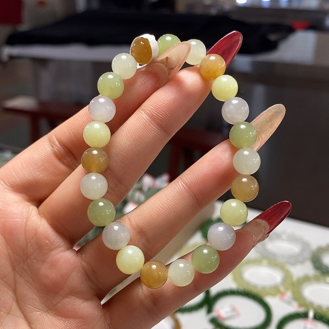 和田玉未镶嵌多宝8mm