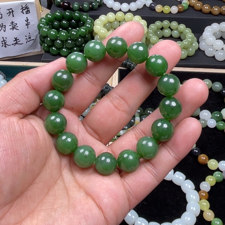 和田玉手串未镶嵌