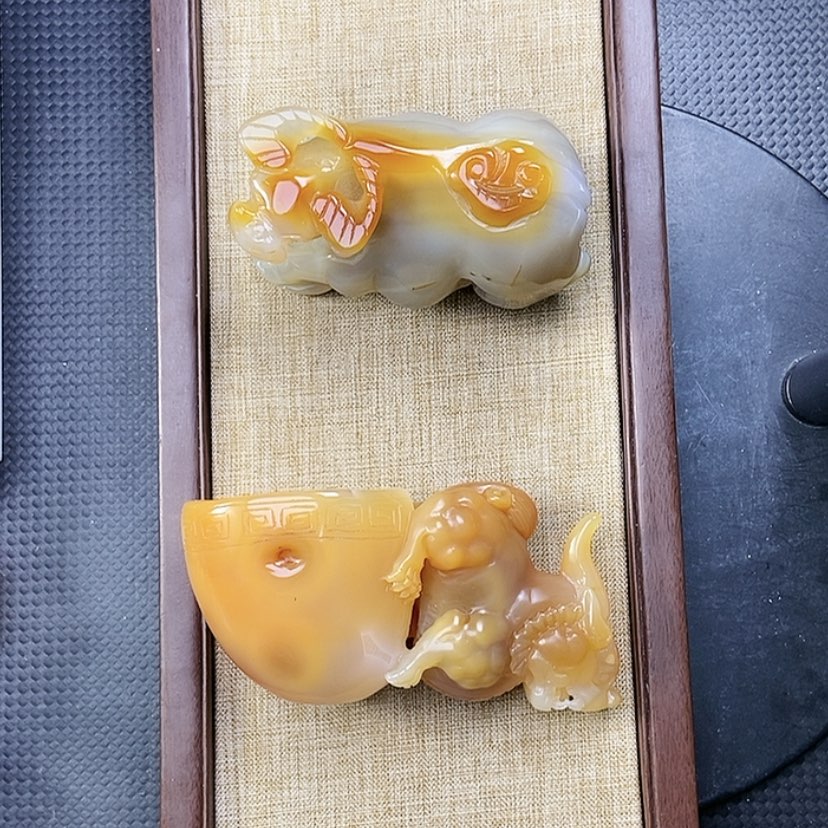 【闪购商品】未镶嵌手把件玛瑙/玉髓觉*