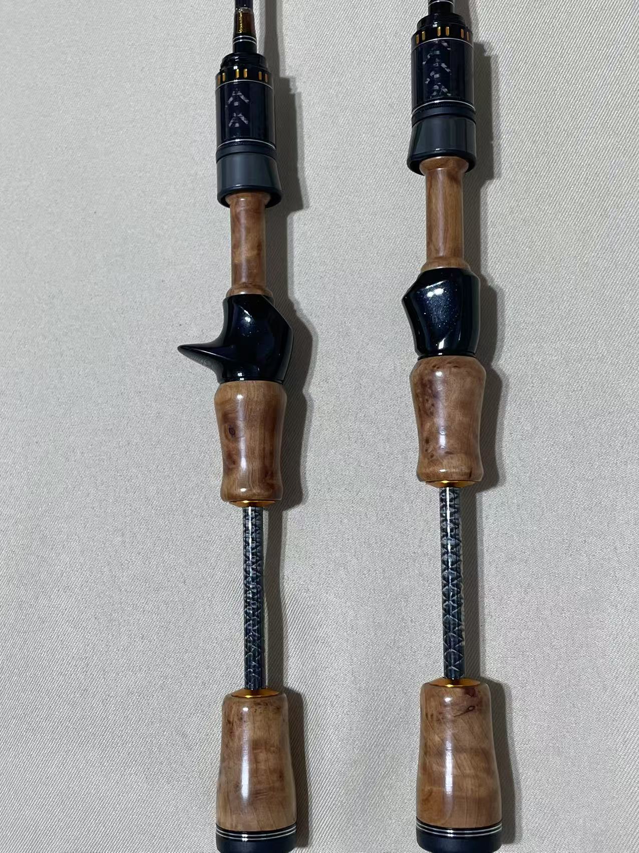 实木碳素快调实心竿稍路亚马口竿直柄枪柄微物竿