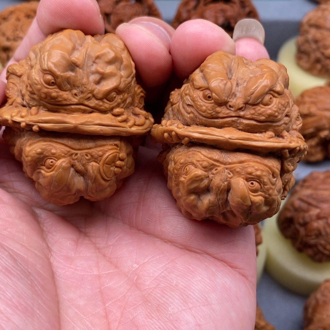 核桃手串/手链贤*?金蝉蛤蟆头