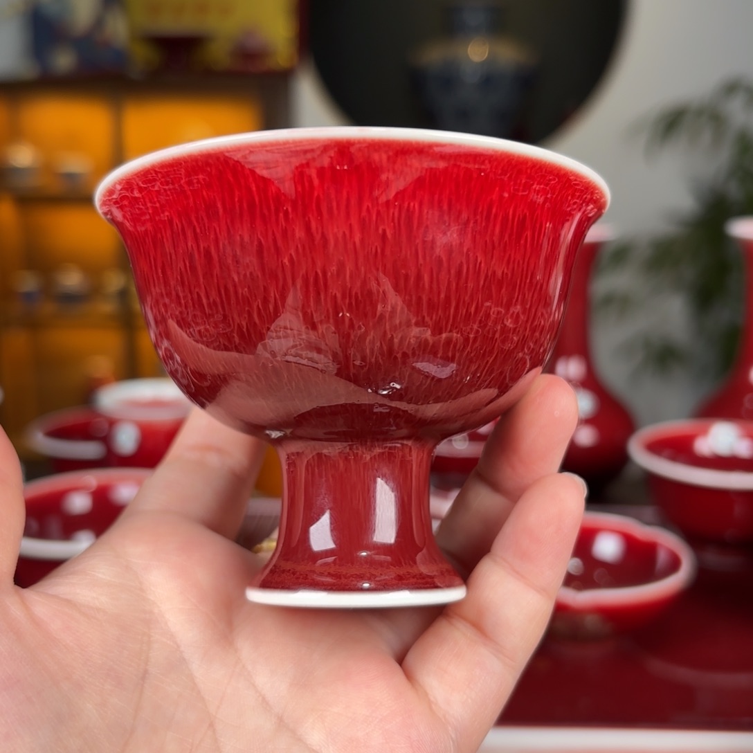 杯子景德镇高温原矿釉