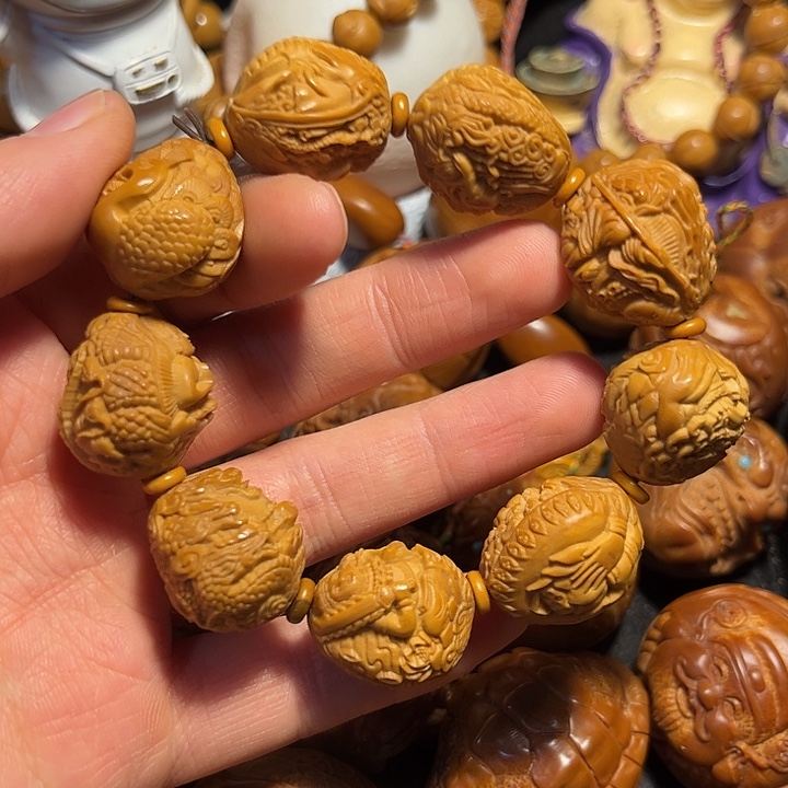 手串/手链橄榄核瑞兽万佛