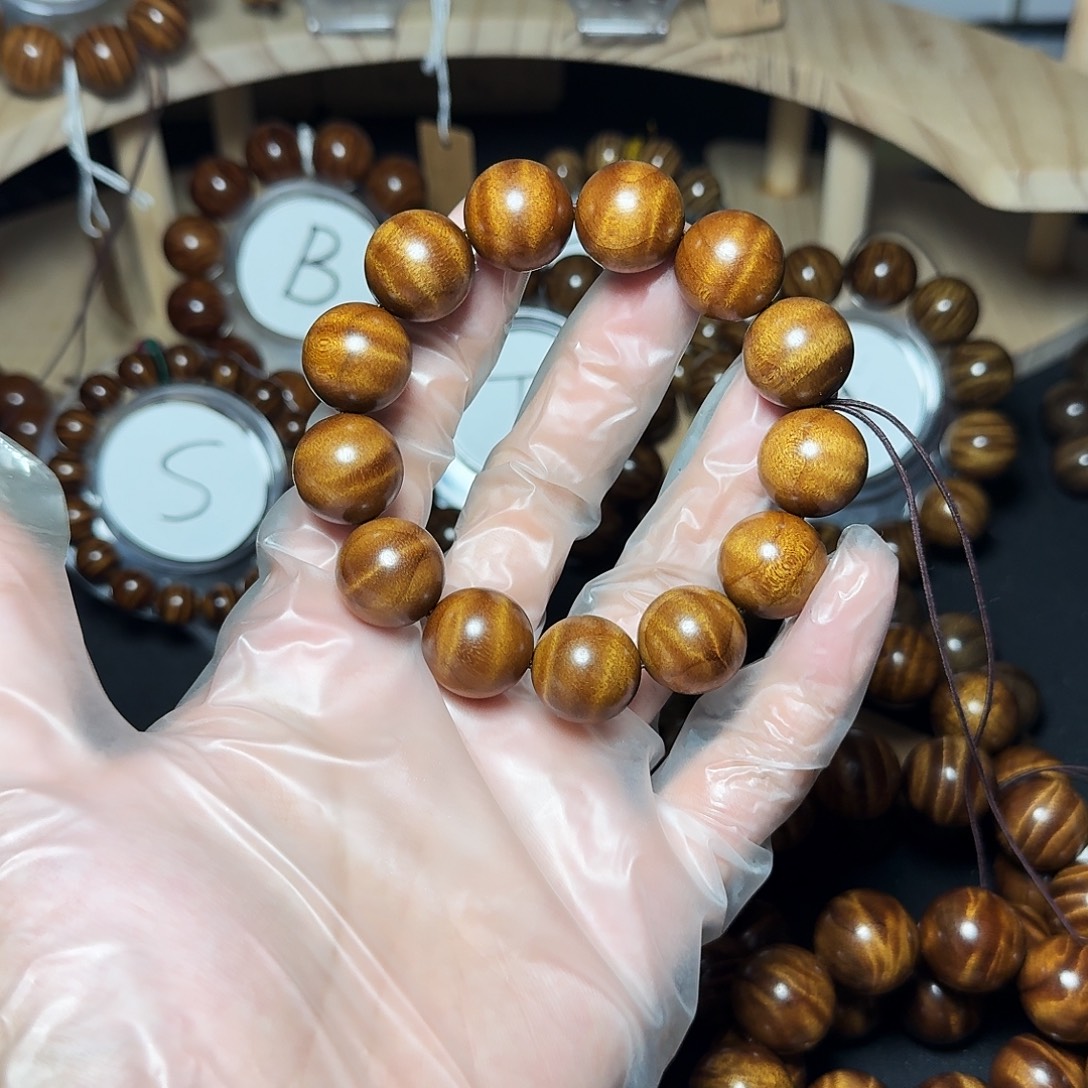 手串/手链楠木（金丝楠）18 入门水波