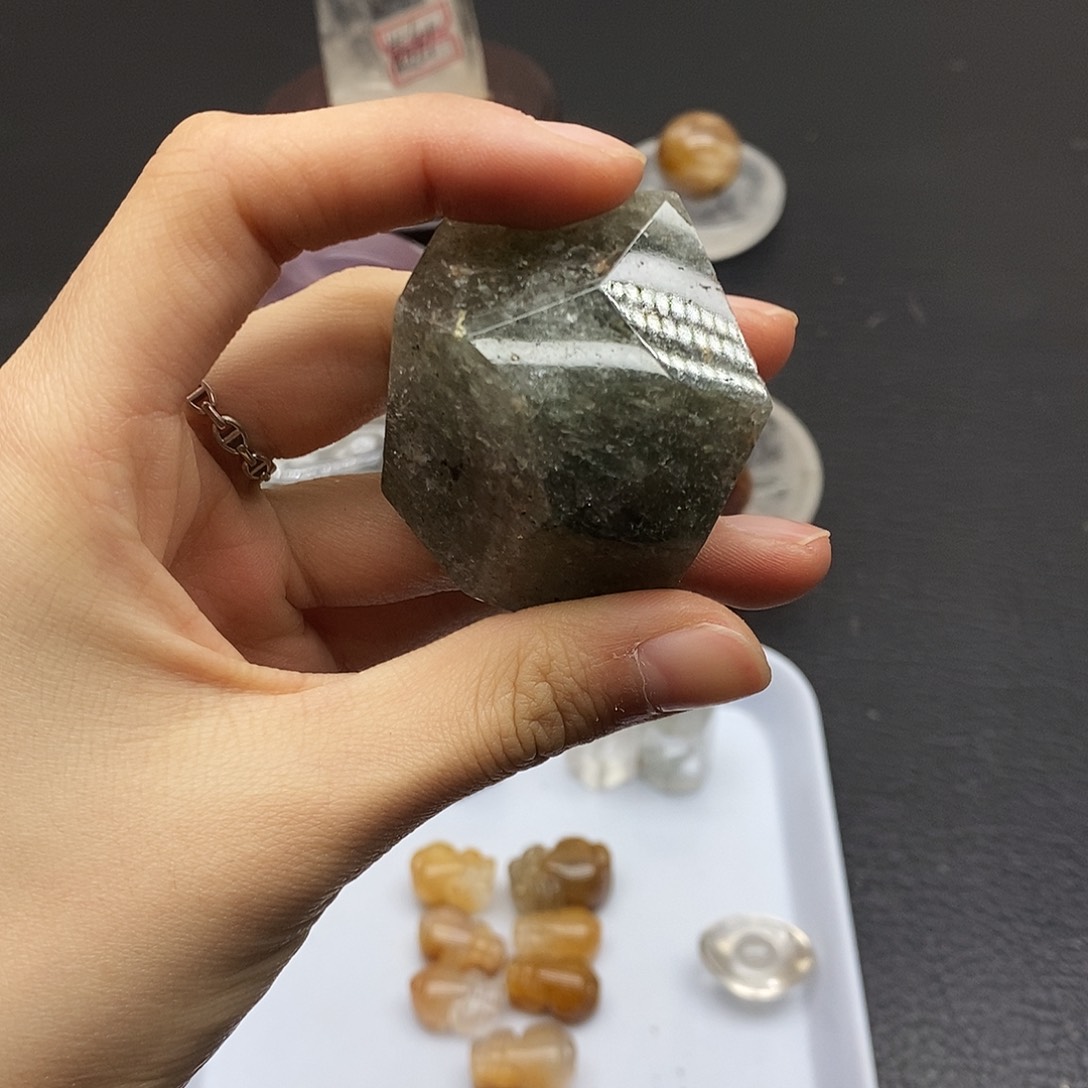 珠宝半成品未镶嵌水晶138水晶石