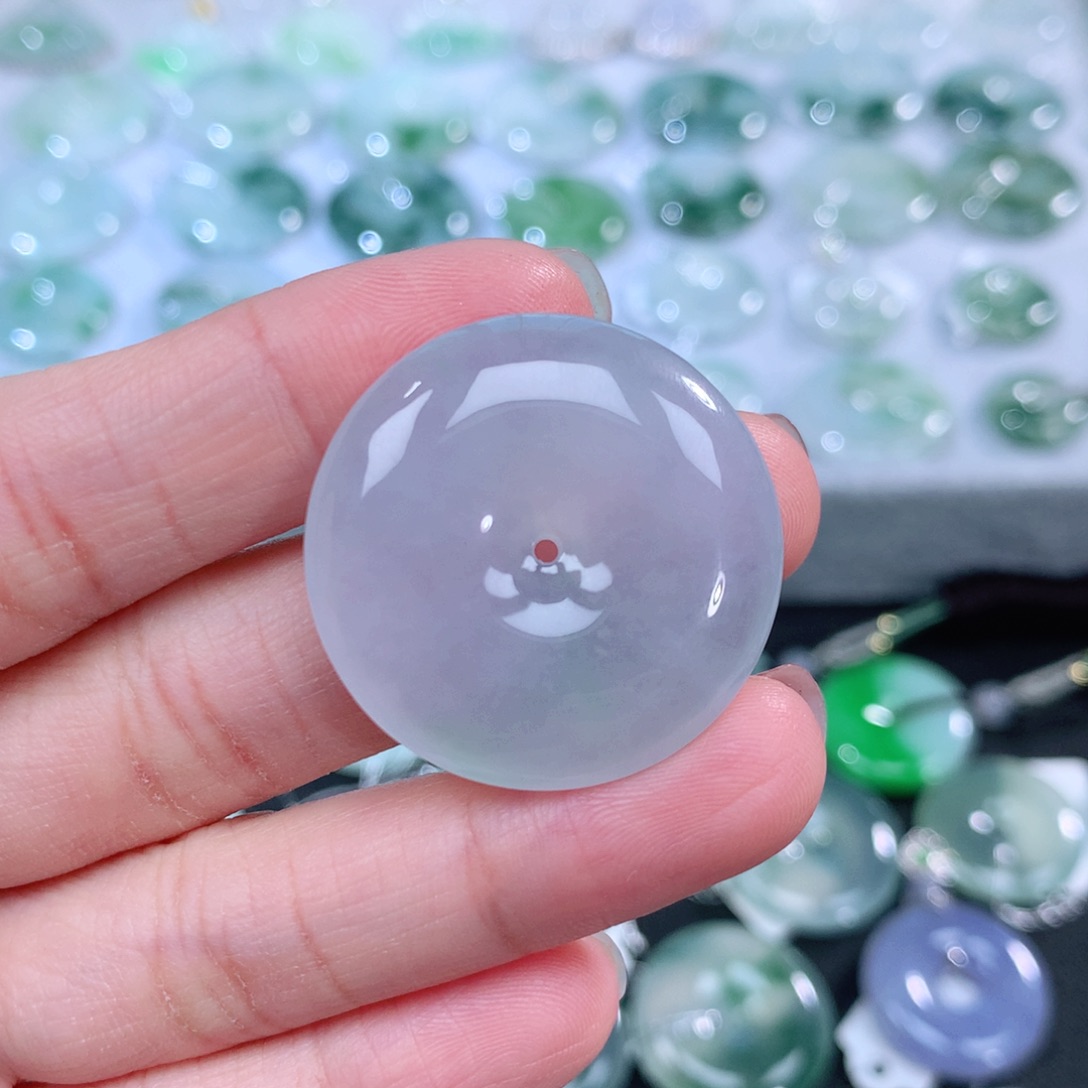 翡翠未镶嵌颈饰天然缅甸翡翠