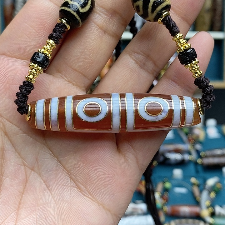 玛瑙/玉髓颈饰合金