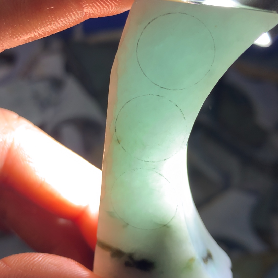 翡翠裸石翡翠边角料