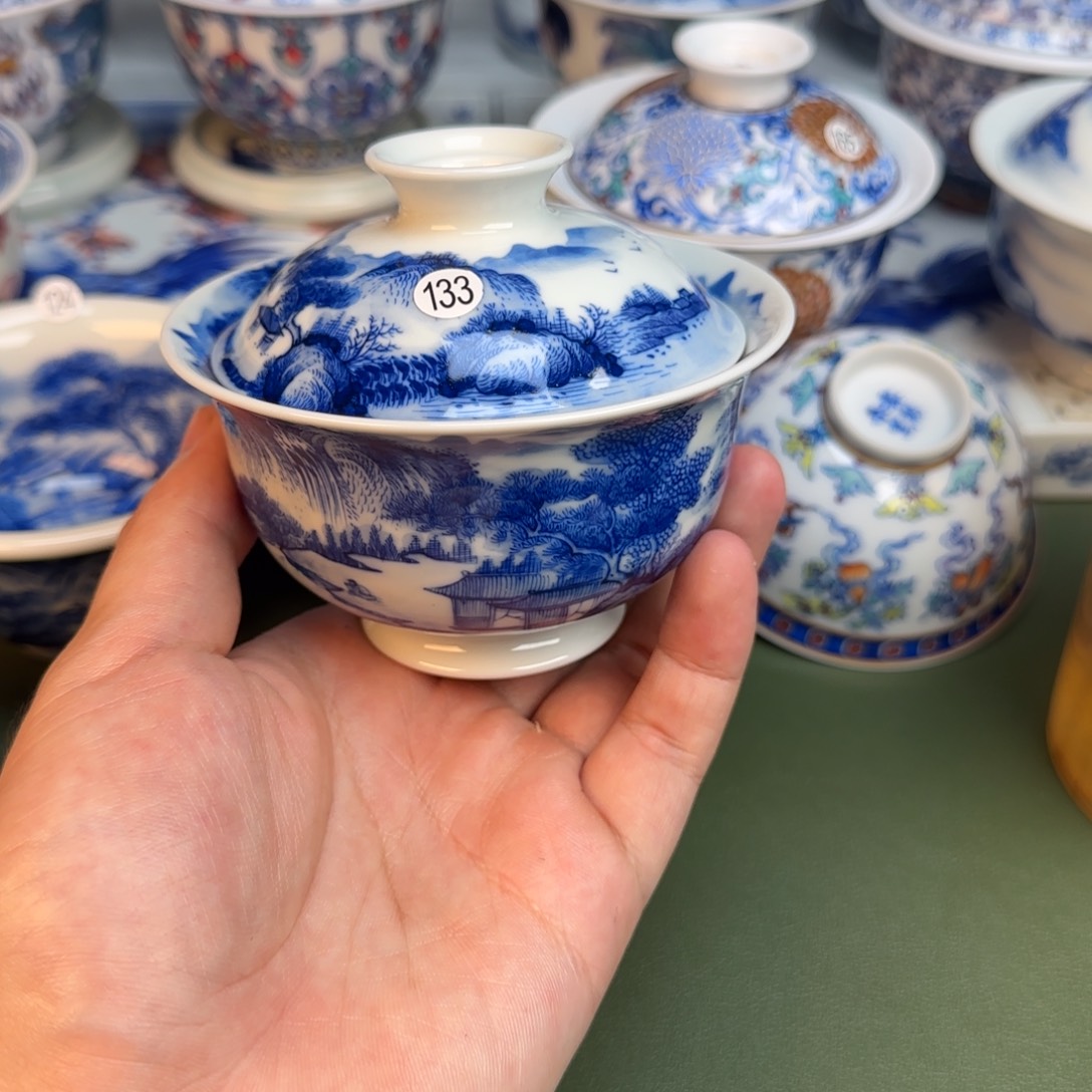 彦祖纯手工手绘茶具133