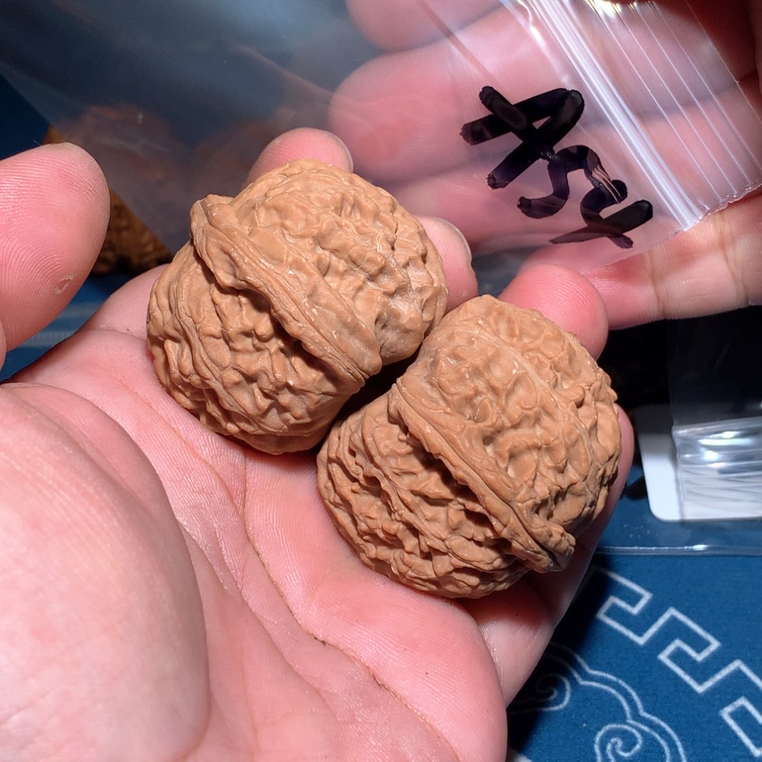 文玩核桃吊坠【****】白狮 a54