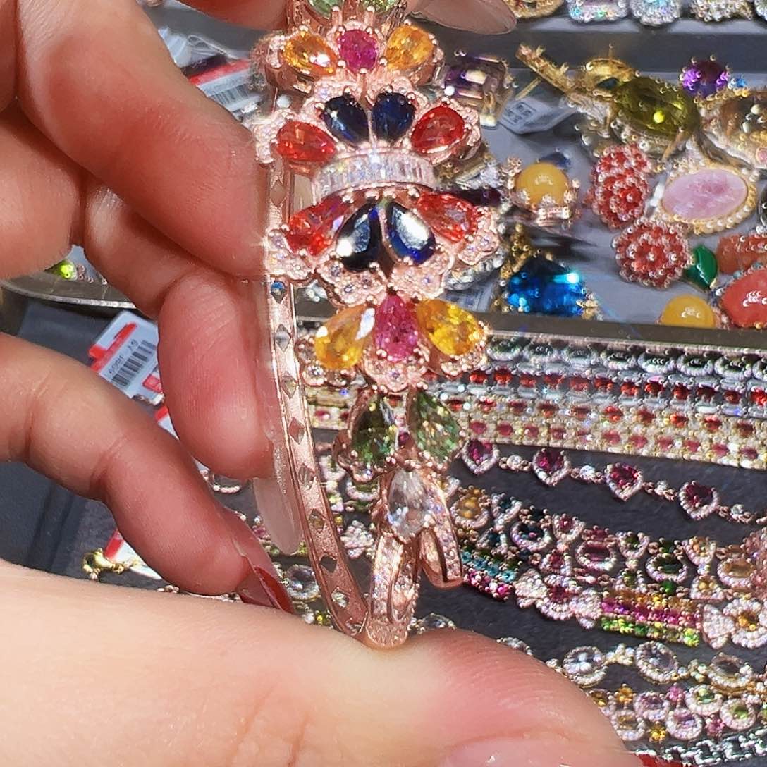 银S925镶嵌珠宝奇石蓝宝石你****呀