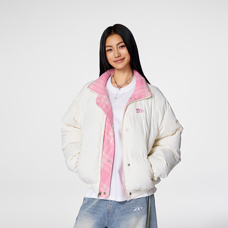 【Achock官方店】冬季两面穿休闲百搭情侣款棉服外套