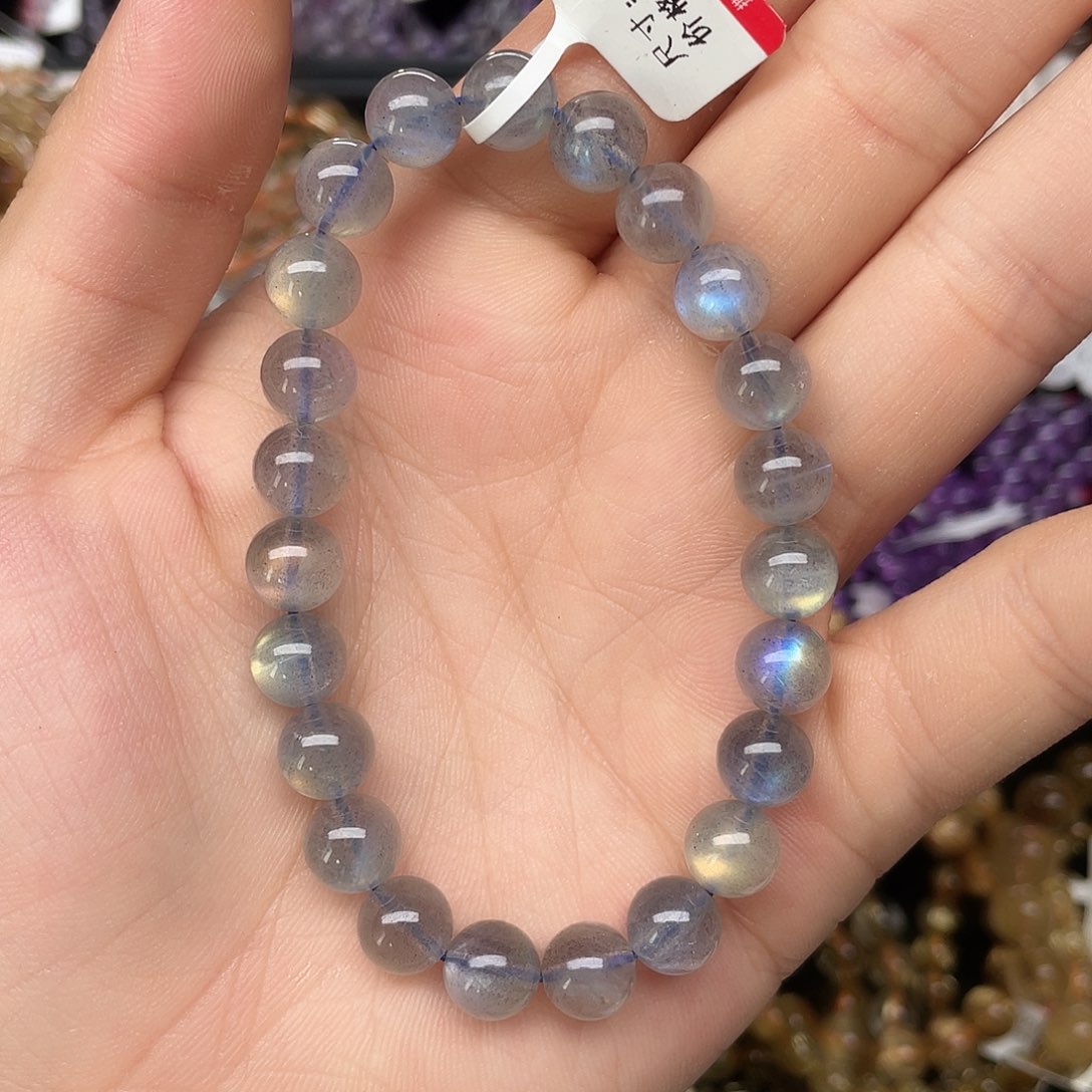 手链未镶嵌长石灰月光8+