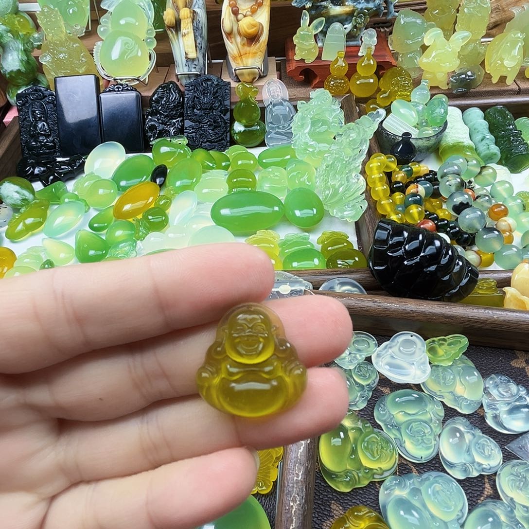 岫玉未镶嵌吊坠(不含链)