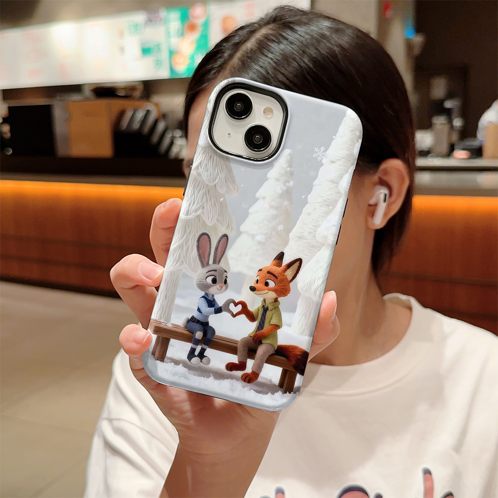 新款防摔适用苹果17Promax创意高清个性画质卡通朱迪尼克手机壳