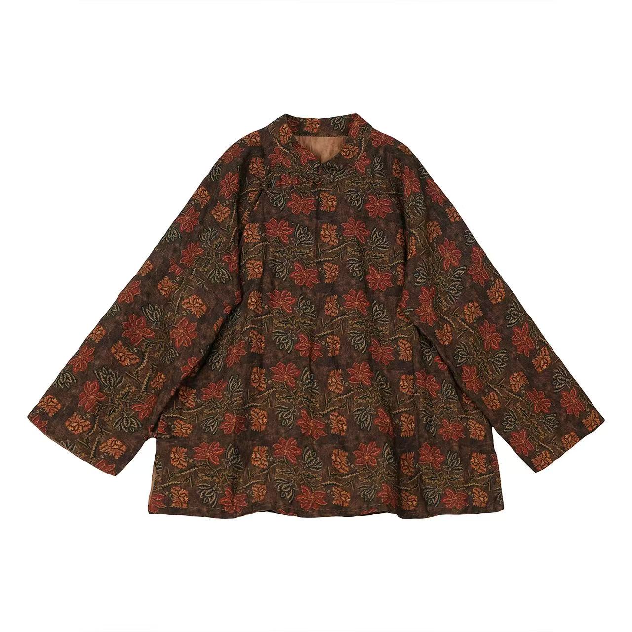 妝點家 云雾里 亚麻 盘扣 上衣 Y25FW 6019