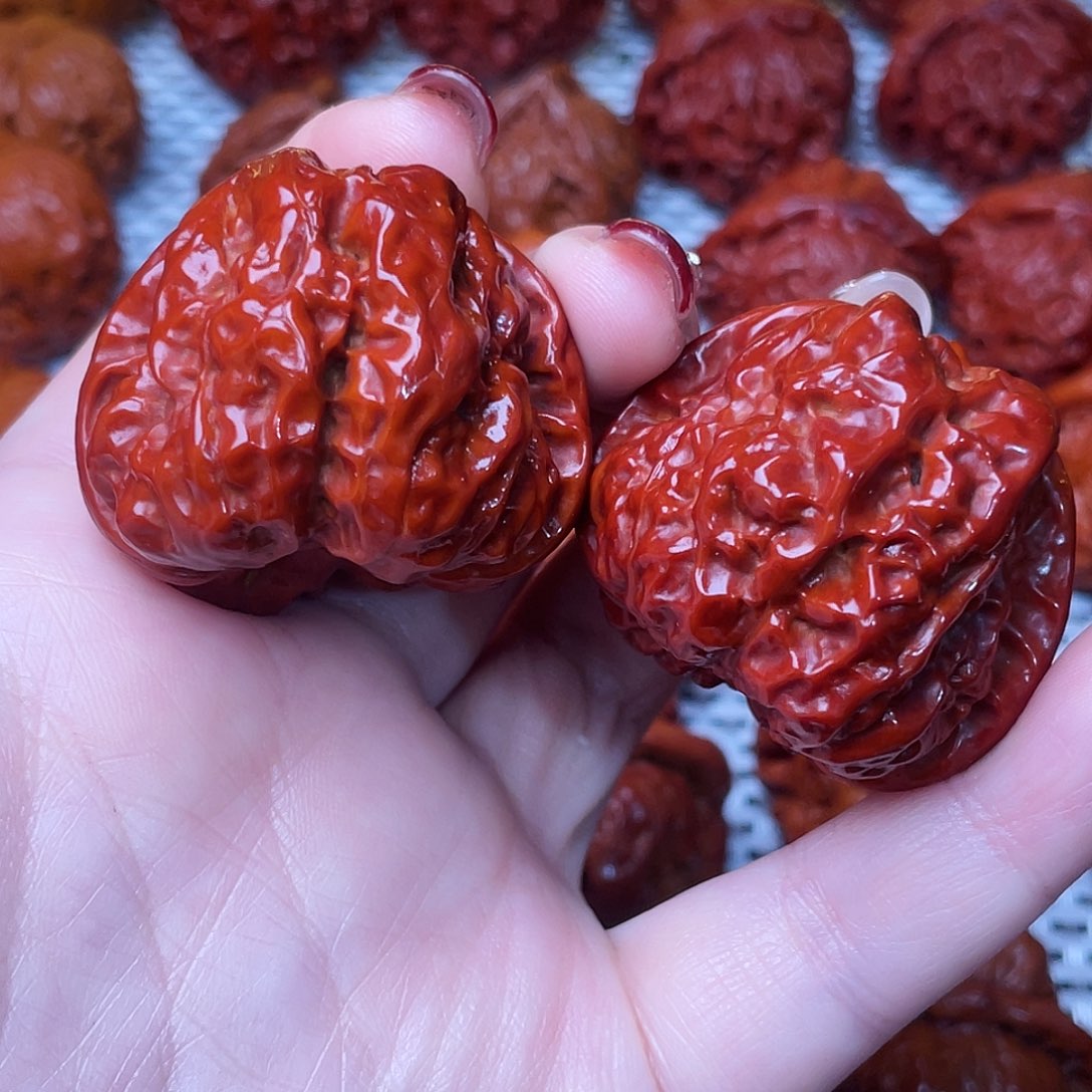 桃核吊坠文玩核桃 手把件 蛤蟆头 40