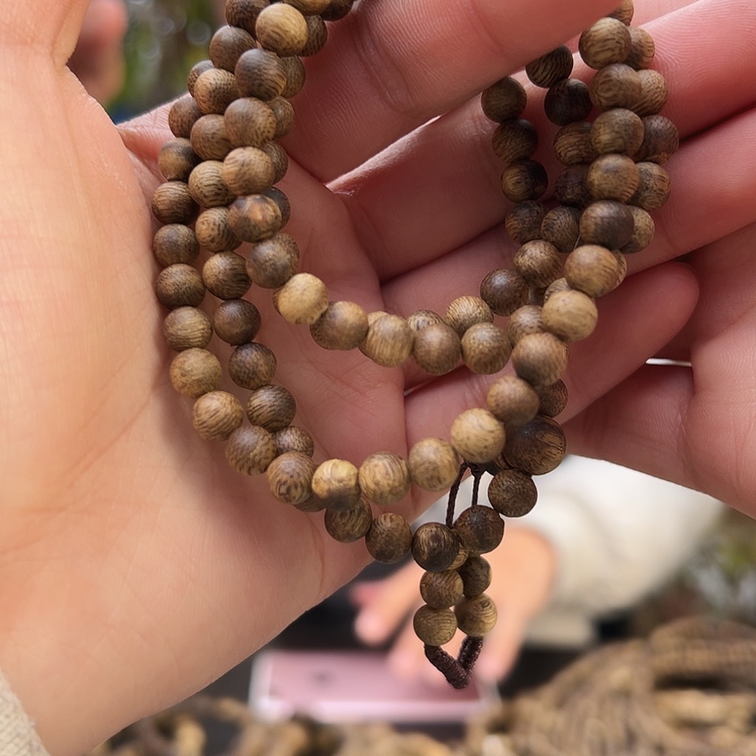 沉香手串金沙叶卡6，多样性发货一条