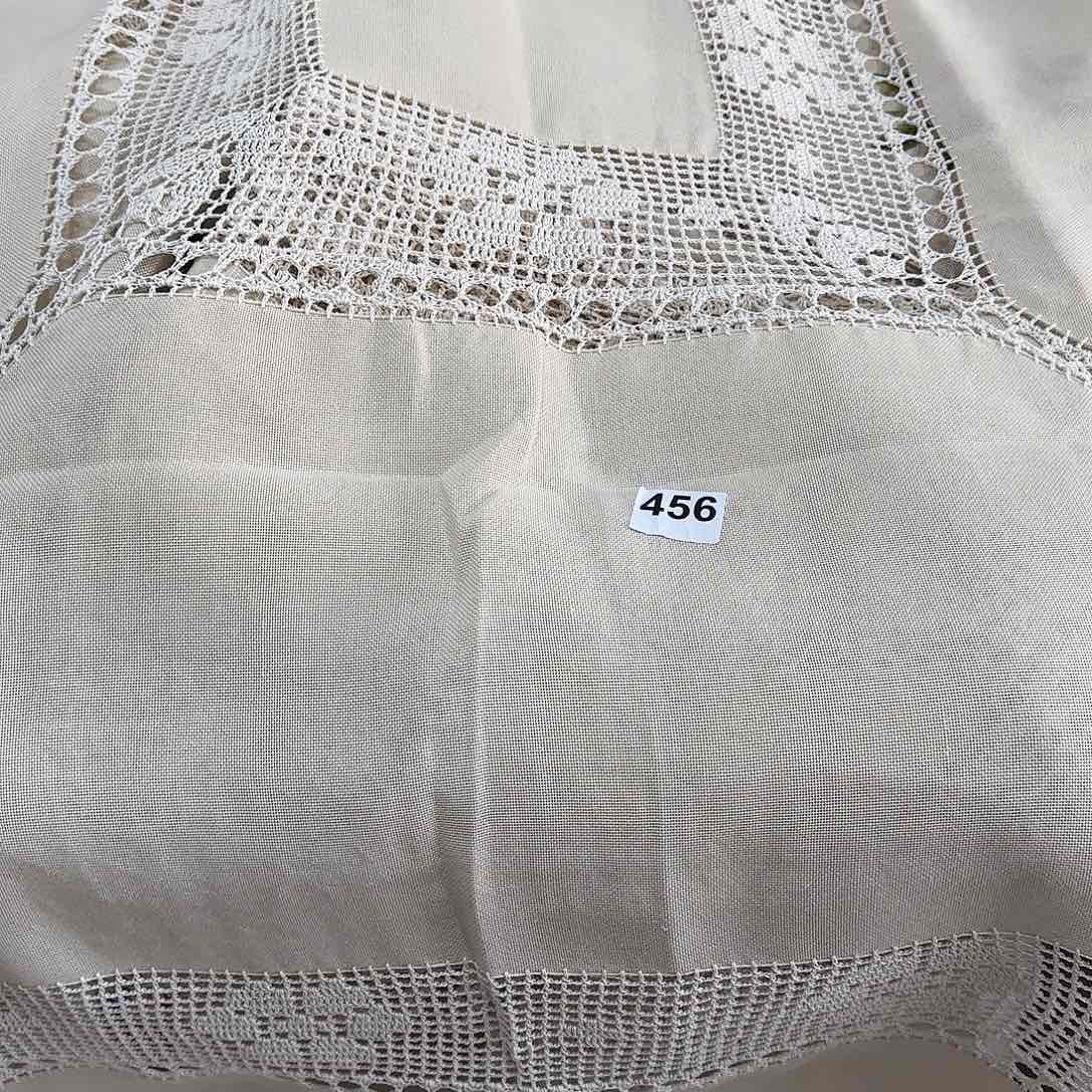 亚麻棉麻手工钩针2.2✖️1.6桌布456号