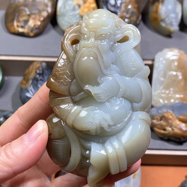 和田玉把件未镶嵌一****师