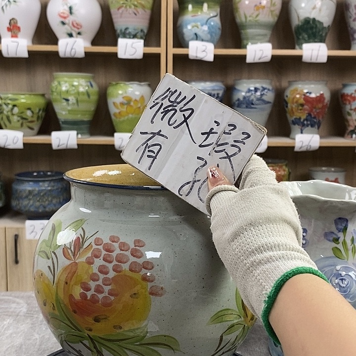 缸13xc景德镇陶瓷花盆