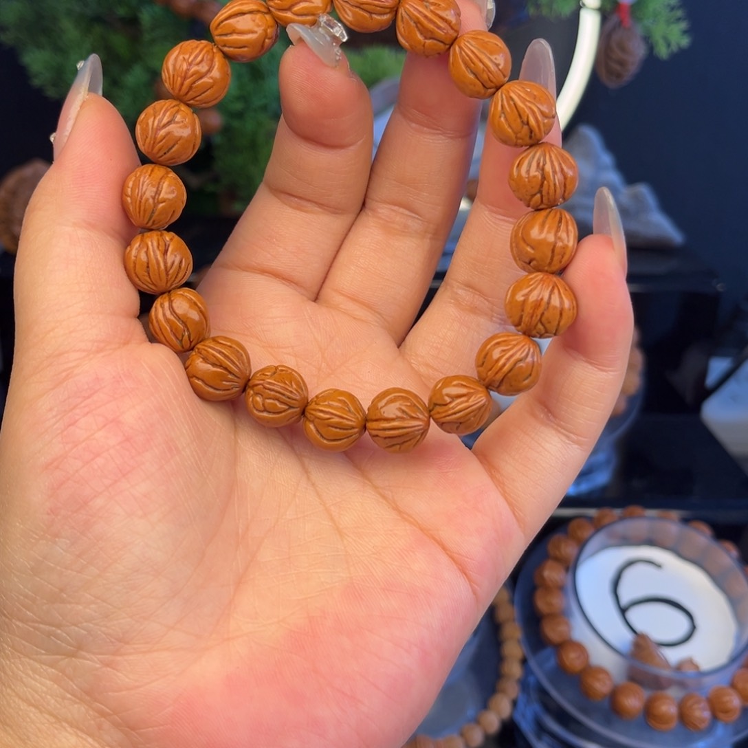 文玩核桃吊坠桃核单圈