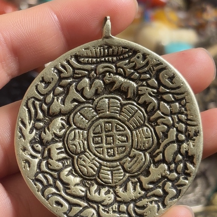 泥塑藏传 老九宫 莲花牌4.8尺寸