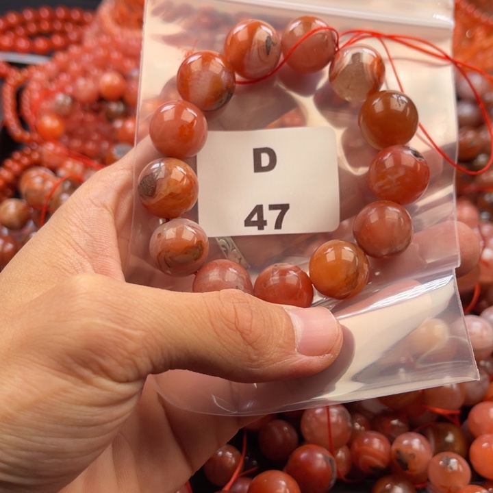 南红玛瑙未镶嵌多样性发货默认微瑕称重16mm