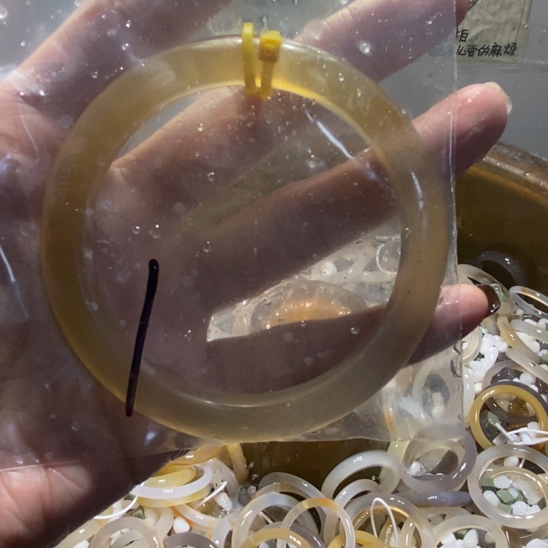 鸭***鸭玛瑙/玉髓未镶嵌手镯1号