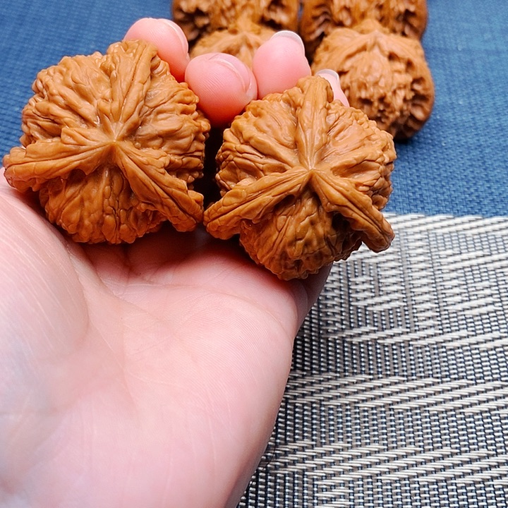 麻***.吊坠文玩核桃三棱