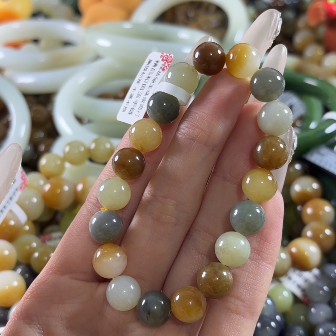 和田玉未镶嵌手链146