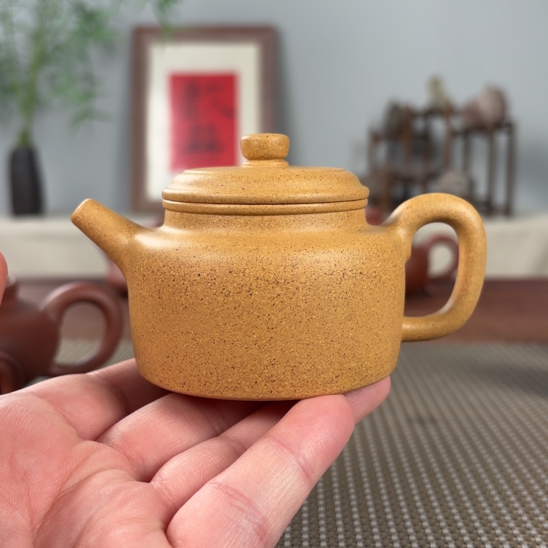 紫砂茶壶黄龙山原矿紫砂壶