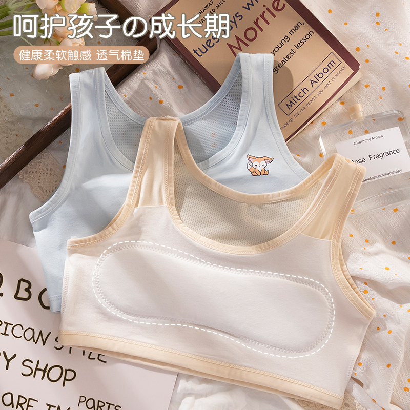 发育期少女内衣女纯棉一二阶段12-15小学生内衣女学生12-18岁专用