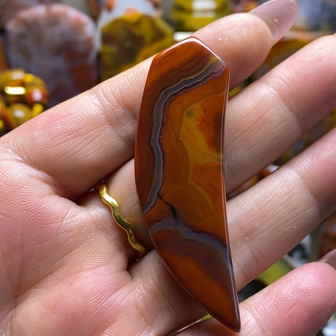 玛瑙/玉髓未镶嵌颈饰