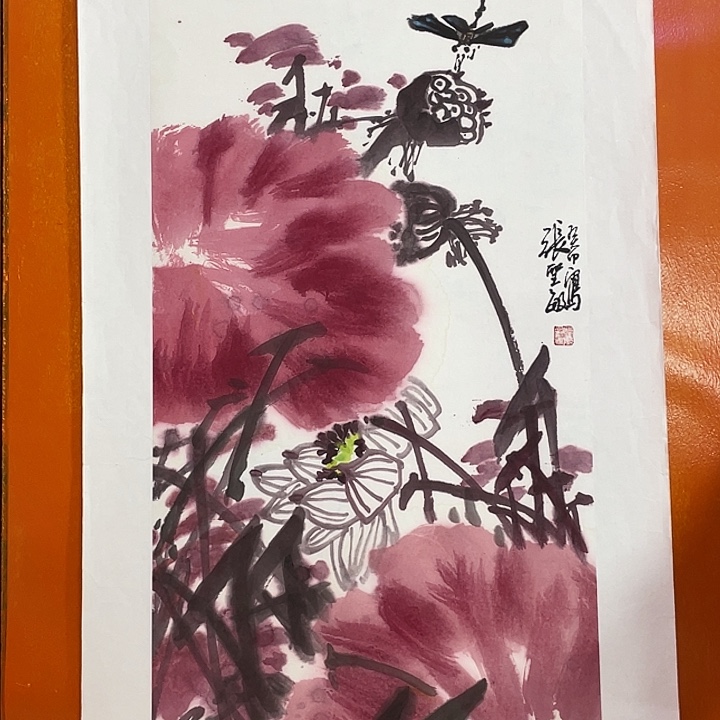 国画张圣敏先生纯手绘作品