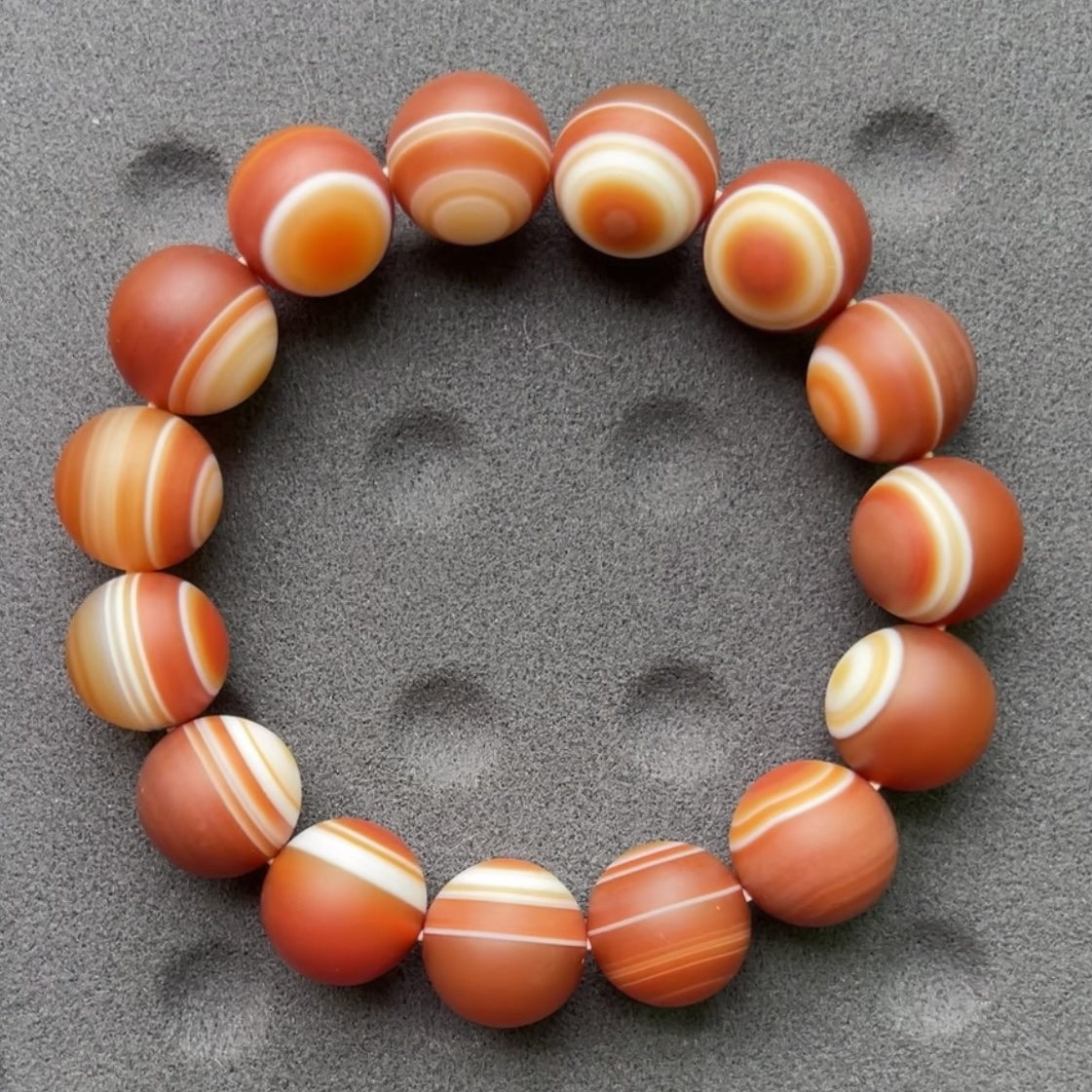 天眼玛瑙珠子手串文玩玛瑙珠子手串缠丝玛瑙珠子