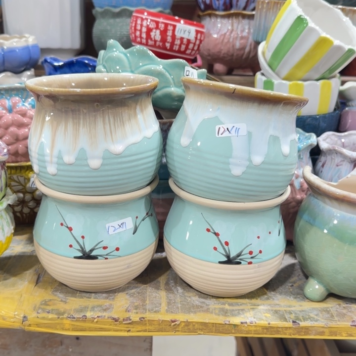 凑9块包邮，有孔，花盆
