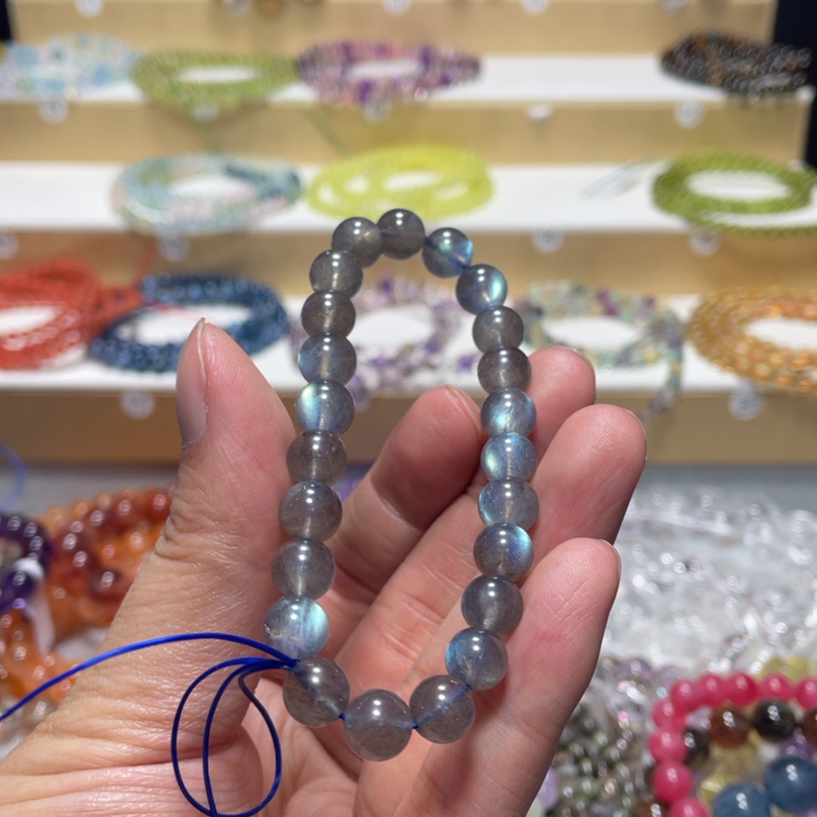 【闪购商品】水晶手链银S800镀金镶嵌零*九