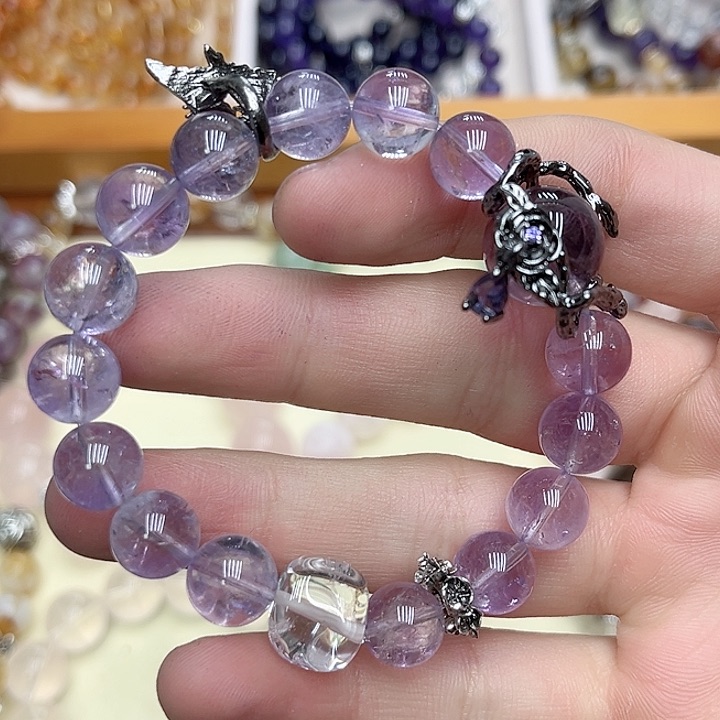 水晶手链未镶嵌紫