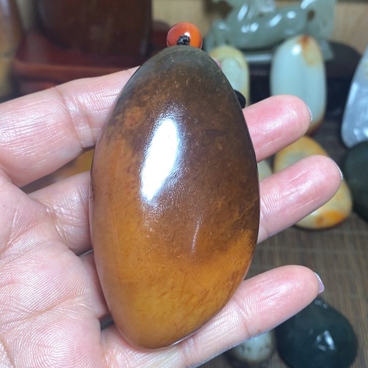 和田玉颈饰未镶嵌师***8