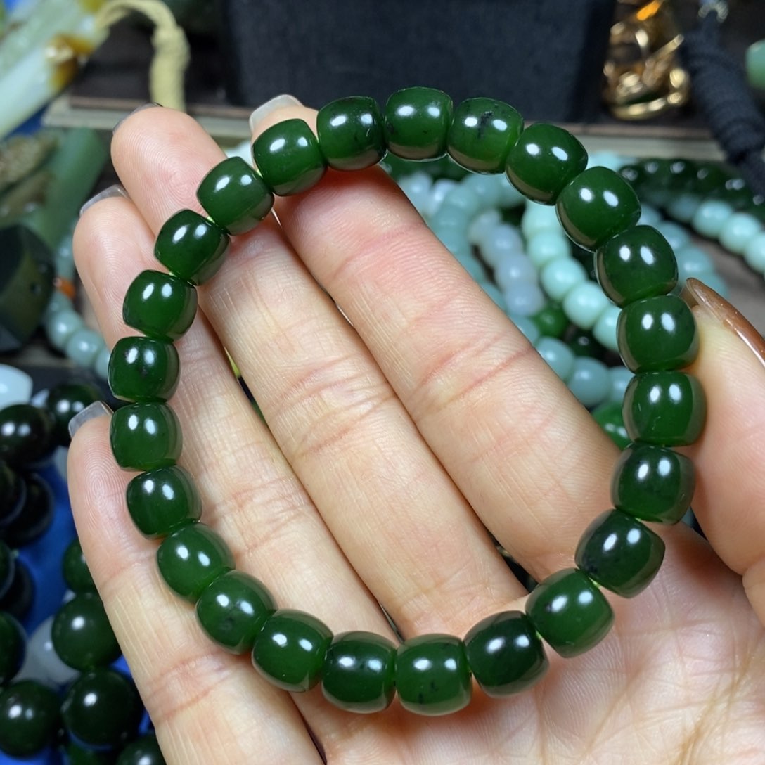 和田玉手串未镶嵌