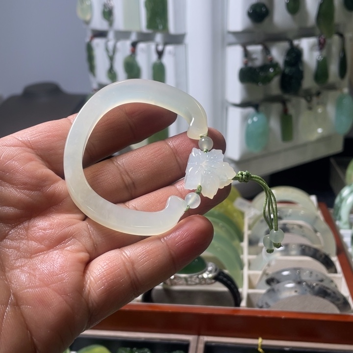 蛇纹石玉合金手镯